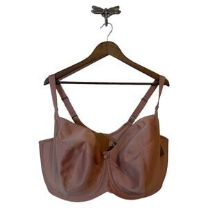 NEW Elila Dusty Rose Balcony Underwire Bra Women's Size 46 I NWT